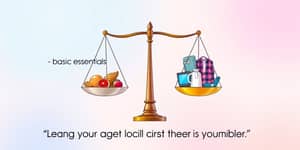 Diferencia entre deseos y necesidades en el consumo diario