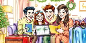 Planificando el presupuesto en épocas de mayores gastos, como vacaciones y fiestas