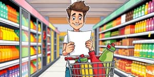 Uso de listas de compras para evitar gastos innecesarios