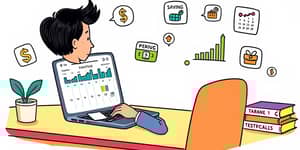 Revisión semestral de metas financieras como práctica constante