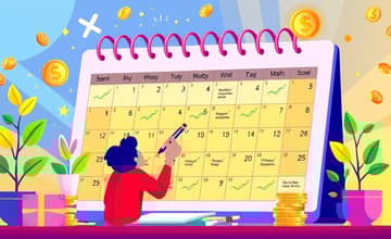 Hábito de definir objetivos financieros claros cada año