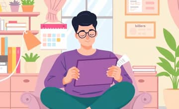 Rutina mensual de organización de facturas y pagos