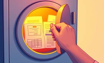 Costumbre de guardar comprobantes y documentos financieros