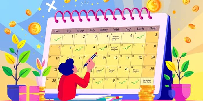 Hábito de definir objetivos financieros claros cada año