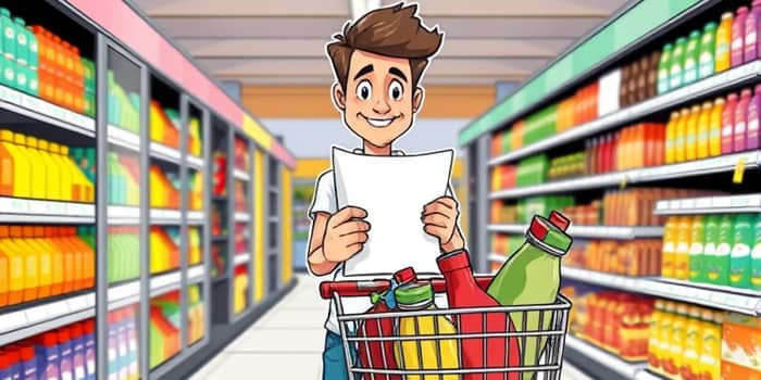 Uso de listas de compras para evitar gastos innecesarios